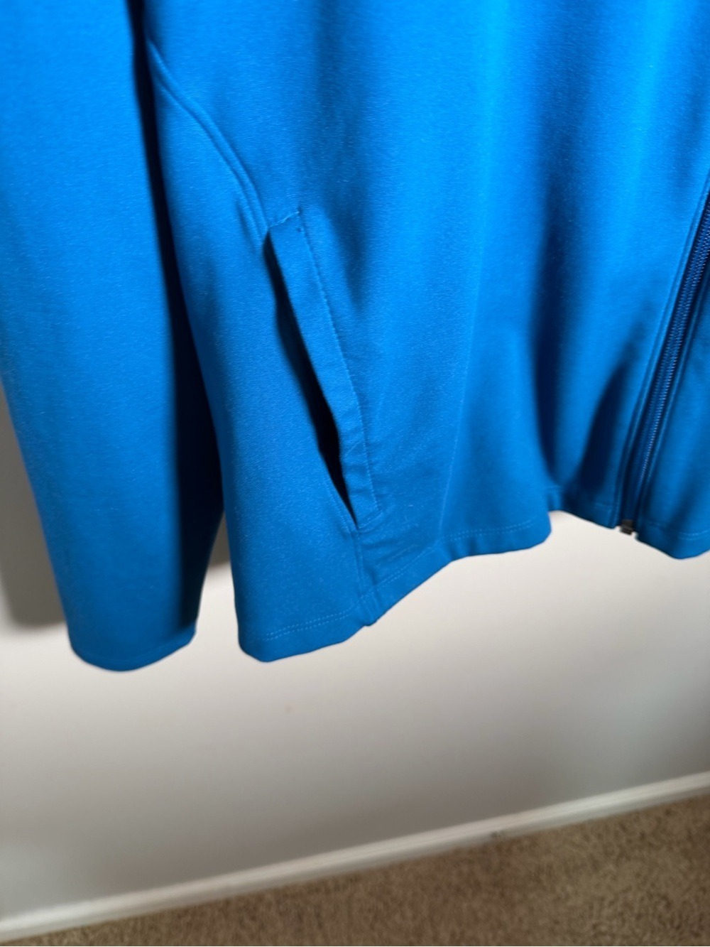 Under Armour Bright Blue Zip-Up Training Jacket - Picture 4 of 7